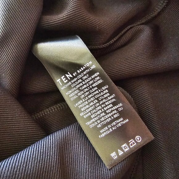 Aritzia Ten by Babaton Warner Long-sleeve Mini Dress - 2022 - Black - Sz S - NWT - Picture 7 of 16